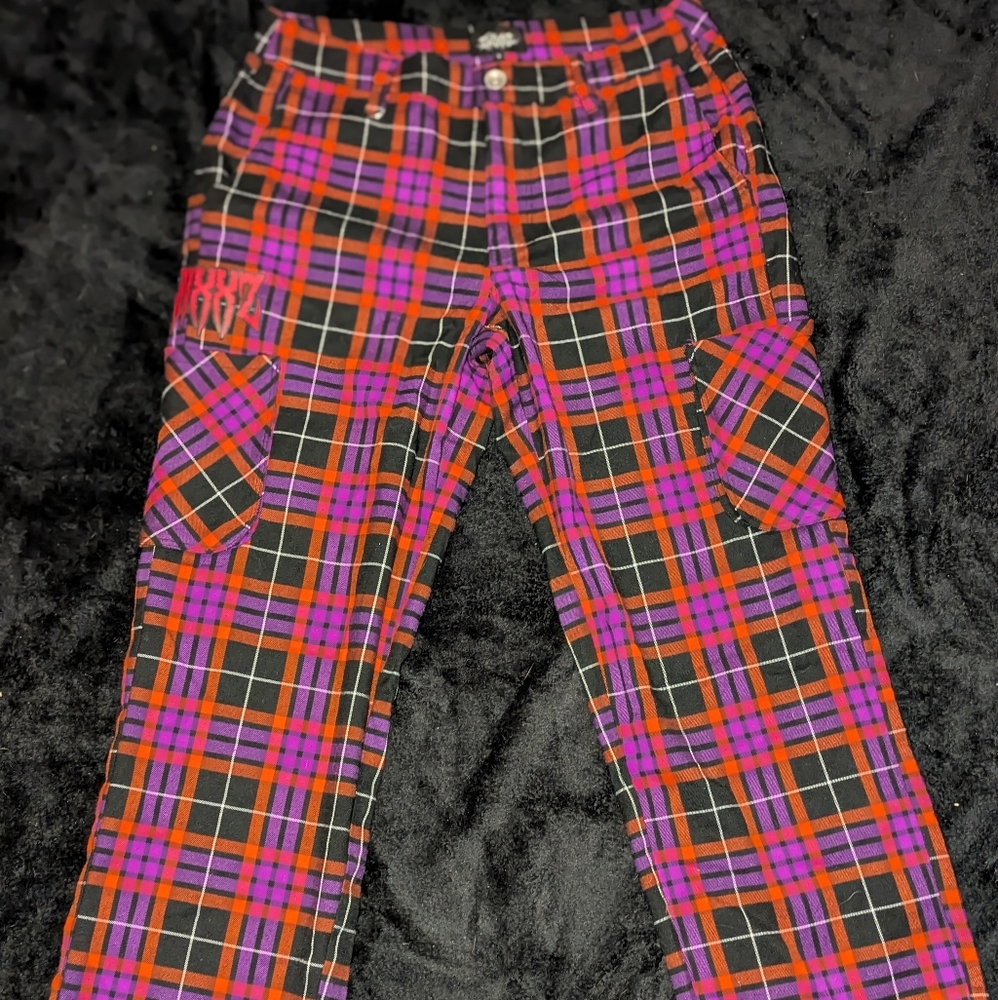 SWIXXZ Colorful Plaid Pants
